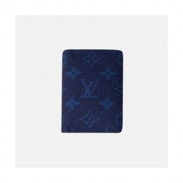 Louis Vuitton 2019 Monogram Pocket Organiser M30301 - 루이비통 남성용 모노그램 포켓 오거나이저 LOUW0046.Size(11cm).블루