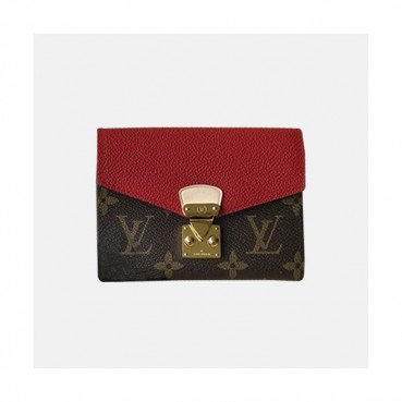 Louis Vuitton 2019 Pallas Compact Wallet M67478 - 루이비통 여성용 팔라스 컴팩트 월릿 반지갑 LOUW0042.Size(13cm).레드+브라운