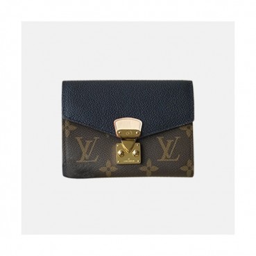 Louis Vuitton 2019 Pallas Compact Wallet M67478 - 루이비통 여성용 팔라스 컴팩트 월릿 반지갑 LOUW0040.Size(13cm).네이비+브라운