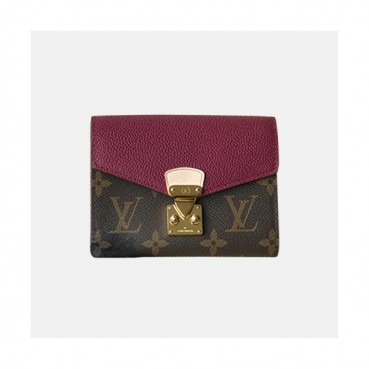 Louis Vuitton 2019 Pallas Compact Wallet M67478 - 루이비통 여성용 팔라스 컴팩트 월릿 반지갑 LOUW0039.Size(13cm).와인+브라운