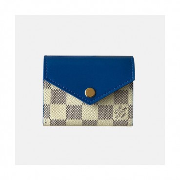 Louis Vuitton 2019 Ladies Zoe Wallet M62932 - 루이비통 여성용 조에 월릿 LOUW0036.Size(9.5cm).블루+화이트