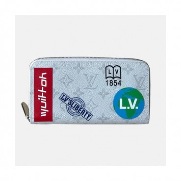 Louis Vuitton 2019 Zippy Wallet M67824 - 루이비통 남여공용 지피 월릿 LOUW0031.Size(19.5cm).화이트