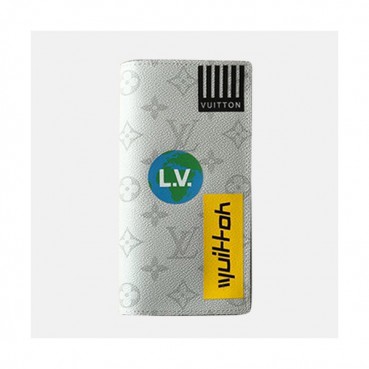 Louis Vuitton 2019 Brazza Wallet M67823 - 루이비통 남여공용 브라짜 월릿 LOUW0029.Size(19cm).화이트