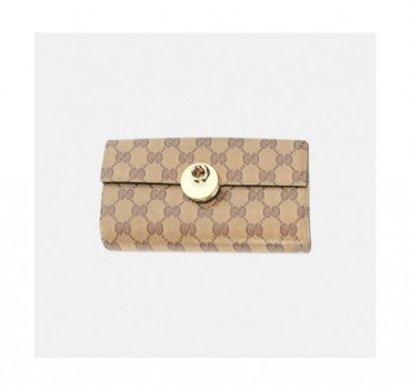 Gucci 2019 Womens Ophidia GG Enamel Coating Long Purse - 구찌 여성 오피디아 GG 에나멜 코팅 장지갑 Guc0933x.Size(19.2cm).카멜