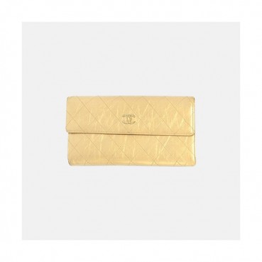 Chanel 2019 Womens Coco Logo Vintage Gold Long Purse - 샤넬 여성 코코 빈티지 골드 장지갑 Cnl0345x.Size(19.5cm).골드