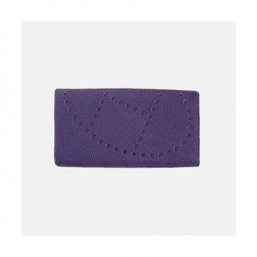 Hermes 2019 Womens H Logo Punching Long Purse - 에르메스 여성 H로고 펀칭 장지갑 Her0244x.Size(18cm).퍼플