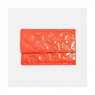 Chanel 2019 Womens Patent Ikon Middle Wallet  - 샤넬 여성 페이던트 아이콘 중지갑 Cnl0340x.Size(16cm).오렌지