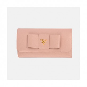 Prada 2019 Womens Saffiano Ribbon Long Wallet 1Ml132 - 프라다 여성 사피아노 리본 장지갑 Pra0537x.Size(19cm).인디언핑크