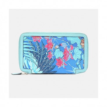 Hermes 2019 Womens Silk Zippy Long Purse - 에르메스 여성 실크 지피 장지갑 Her0237x.Size(17cm).파텔스톤 블루