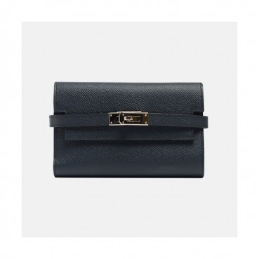 Hermes 2019 Womens Two-tone Kelly Long Purse 