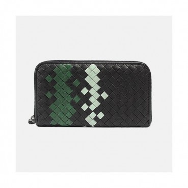 Bottega Veneta 2019 Mens Intrecciato Continental Long Wallet - 보테가베네타 남성 인트레치아토 장지갑 Bot0056x.Size(19cm).그린