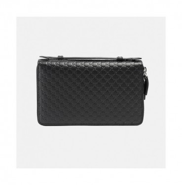 Gucci 2019 Mens Micro Shima Double Zippy Top Handel - 구찌 남성 마이크로 시마 더블 지피 탑 핸들 Guc0929x.Size(21cm).블랙