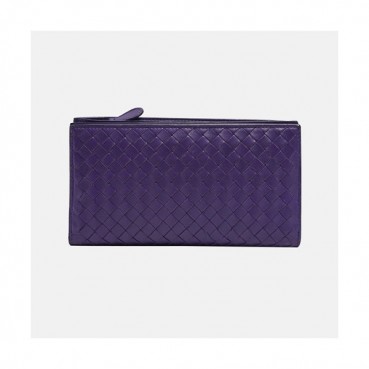 Bottega Veneta 2019 Womens Intrecciato Continental Long Wallet - 보테가베네타 여성 인트레치아토 장지갑 Bot0055x.Size(19cm).퍼플
