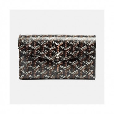 Goyard 2019 Womens Goyadin Long Purse - 고야드 여성 고야딘 장지갑 Goy001x.Size(17.5cm).블랙