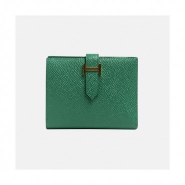 Hermes 2019 Womens Initial H Logo Bearn Bifold Purse  - 에르메스 여성 이니셜 H 로고 베안 반지갑 Her0227x.Size(12cm).그린