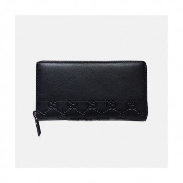 Gucci 2019 Mens Leather Zip Around Long Wallet 408839 - 구찌 남성 신상 레더 지퍼돌이 장지갑 Guc0548x.19CM.블랙