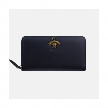 Gucci 2019 Mens Honeybee Detail Zip Around Wallet 428747 - 구찌 남성 꿀벌 디테일 지퍼 장지갑 Guc0542x.19CM.블랙