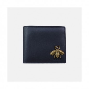 Gucci 2019 Mens Honeybee Detail Bifold Wallet 428720 - 구찌 남성 꿀벌 디테일 반지갑 Guc0541x.10.5CM.블랙