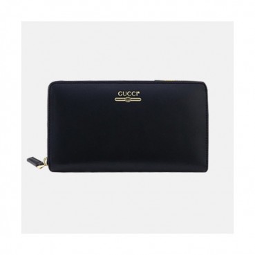 Gucci 2019 Mens Leather Zip Around Wallet 547591- 구찌 로고 가죽 지퍼 장지갑 블랙 Guc0530x.19CM