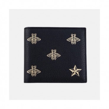 Gucci 2019 Bee Star Leather Bifold Purse - 구찌 벌 스타 가죽 지갑 495055 Guc0525.12CM