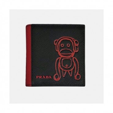 [매장판] Prada 2019 Mens Saffiano Malia Leather Biffold Purse  - 프라다 남성 신상 사피아노 마리아 레더 반지갑 Pra0383x.Size10CM 레드