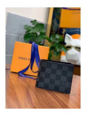 Louis Vuitton 2022 Mens Damie Amerigo Wallet N41635 - 루이비통 다미에 그라피트 아메리고 남성반지갑 LOU0420 11.5CM