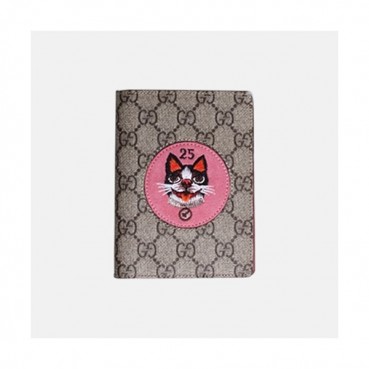 Gucci GG Supreme Passport Case 506275 - 구찌 GG 수프림 보스코 패치 여권지갑  GUC0260 14CM