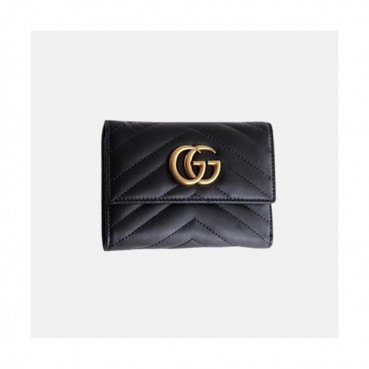 Gucci GG Marmont Matelassé Wallet - 구찌 남자반지갑,구찌 마몬트 마틀라세 지갑 GUC0244 12.5CM