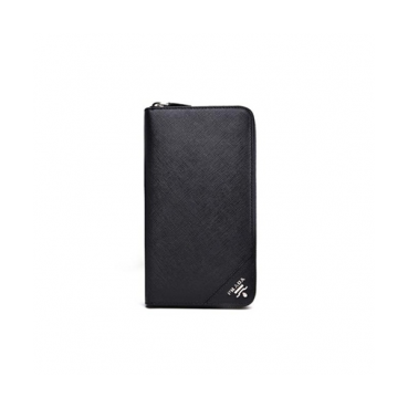 [프라다] 사피아노 블랙 94658 남성용 장지갑 pr0010q - Prada Saffiano Black Mens Wallet