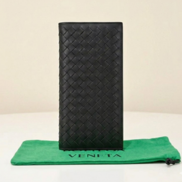 보테가베네타 남성 블랙 장지갑 - Bottega Veneta Mens Black Wallets 