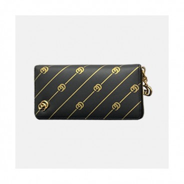 Gucci 2020 Women's Leather Wallet,19cm - 구찌 2020 여성용 레더 장지갑,19cm,GUW0188,블랙