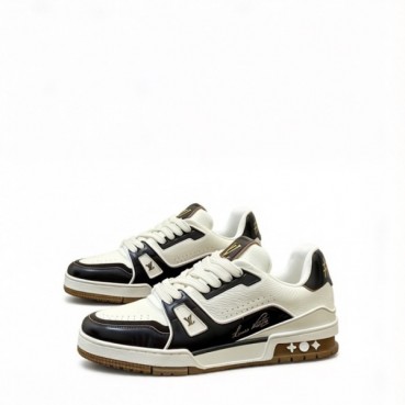 루이비통 남성 LV 트레이너 스니커즈 - Louis vuitton Mens LV Trainer Sneakers 