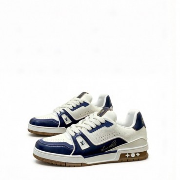 루이비통 남성 LV 트레이너 스니커즈 - Louis vuitton Mens LV Trainer Sneakers 