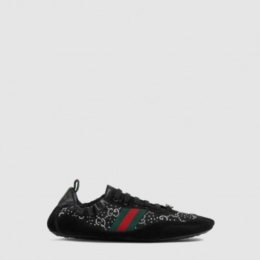 구찌 남/녀 GG 크리스탈 시프트 스니커즈 - Gucci Unisex GG Crystal Shift Sneakers 