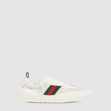 구찌 남/녀 GG 크리스탈 시프트 스니커즈 - Gucci Unisex GG Crystal Shift Sneakers 