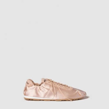 미우미우 여성 플룸 새틴 스니커즈 - Miumiu Womens Plume Satin Sneakers 