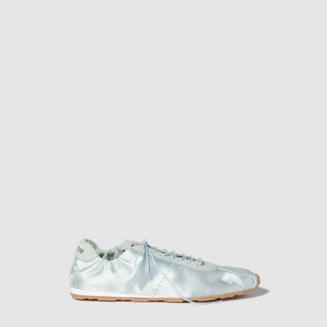미우미우 여성 플룸 새틴 스니커즈 - Miumiu Womens Plume Satin Sneakers 