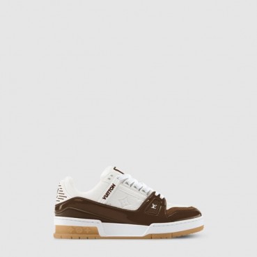 루이비통 남성 LV 트레이너 스니커즈 - Louis vuitton Mens LV Trainer Sneakers 