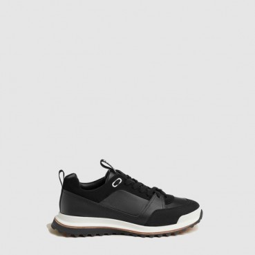 에르메스 남성 가죽 스니커즈 - Hermes Mens Leader Sneakers 