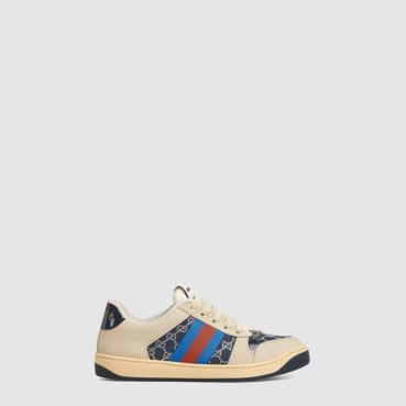 구찌 여성 GG 크리스털 스크리너 스니커즈 - Gucci Womens GG Crystal Screener Sneakers 
