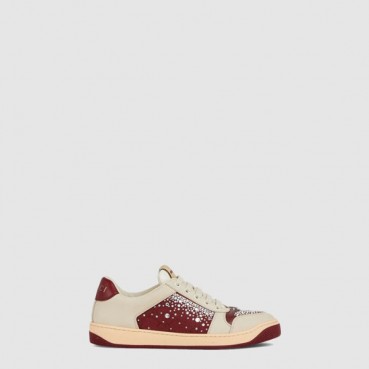 구찌 여성 GG 크리스털 스크리너 스니커즈 - Gucci Womens GG Crystal Screener Sneakers 