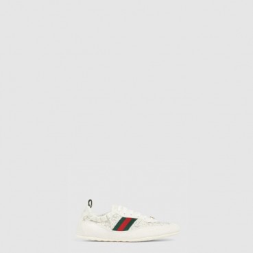 구찌 여성 시프트 GG 크리스탈 스니커즈 - Gucci Womens Shift GG Crystal Sneakers 