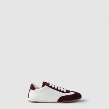 프라다 여성 나파 스웨이드 스니커즈 - Prada Nappa Leather Suede Sneakersr 