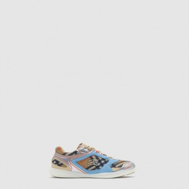 버버리 남성 체크 매트릭스 스포츠 스니커즈 - Burberry Check Matrix Sports Sneakers 