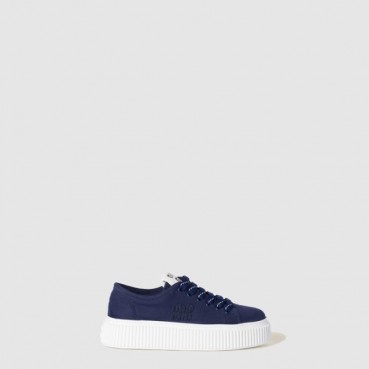 미우미우 여성 데님 스니커즈 - Miumiu Womens Denim Sneakers 