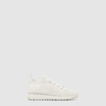 지미추 여성 벨레스 라테 크로셰 니트 로우탑 스니커즈 - Jimmy Choo Veles Latte Crochet Knit Low