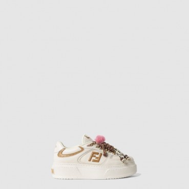 펜디 여성 매치 로우탑 플랫폼 참 슈즈 - Fendi Match Low