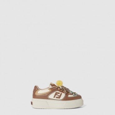 펜디 여성 매치 로우탑 플랫폼 참 슈즈 - Fendi Match Low