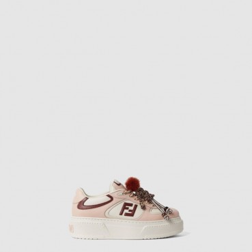 펜디 여성 매치 로우탑 플랫폼 참 슈즈 - Fendi Match Low