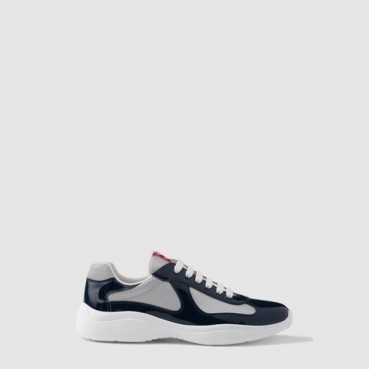 프라다 남성 아메리카 컵 페이턴트 스니커즈 - Prada Mens Americas Cup Patent Sneakers 